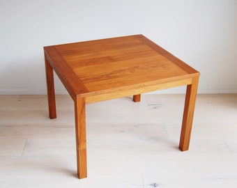 Denmark teak テーブル Danish Modern Teak Flip Top Extension Game Dining Table by