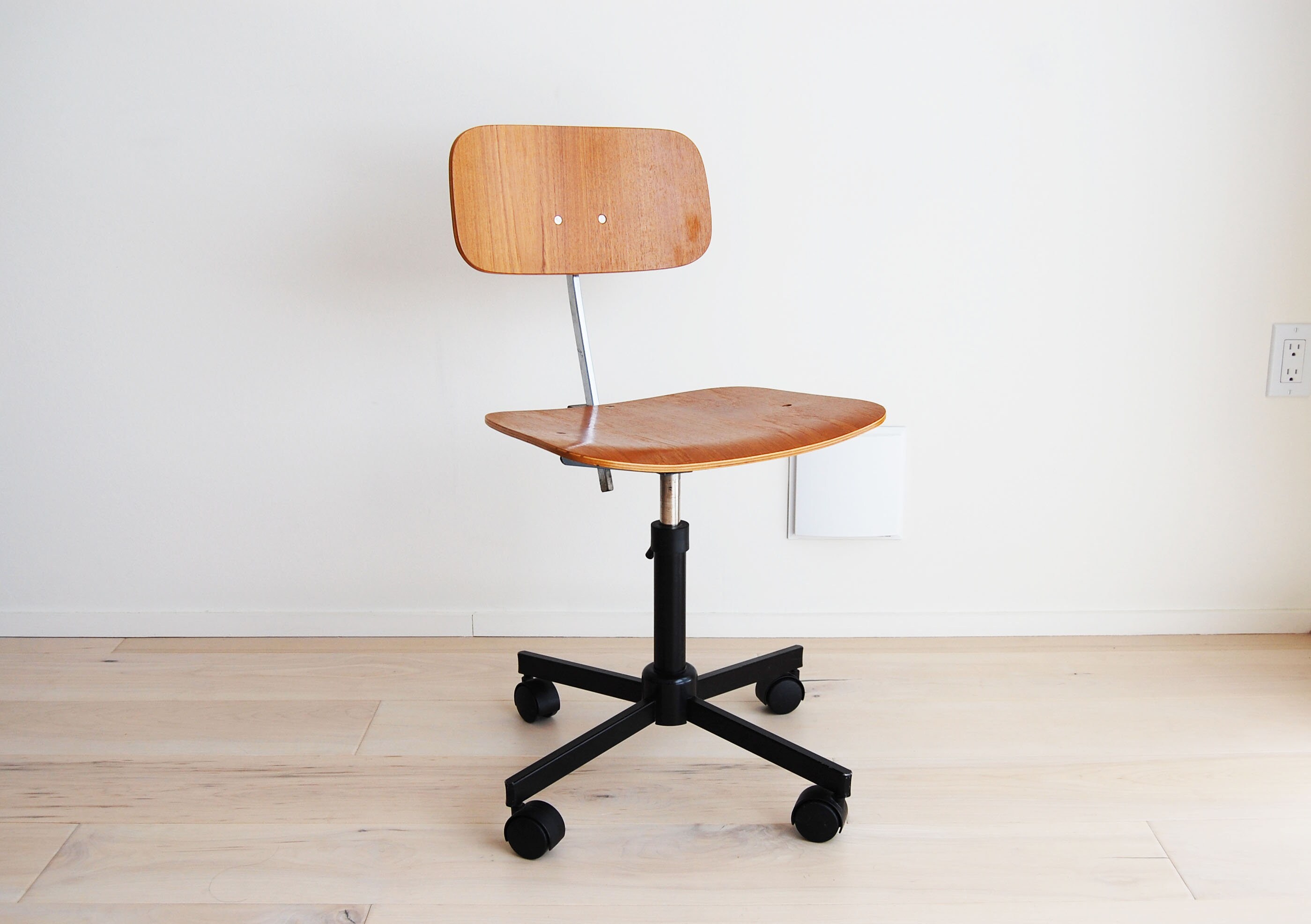 Rabami Stole Plywood Swivel Desk Chair Jorgen Rasmussen Made in