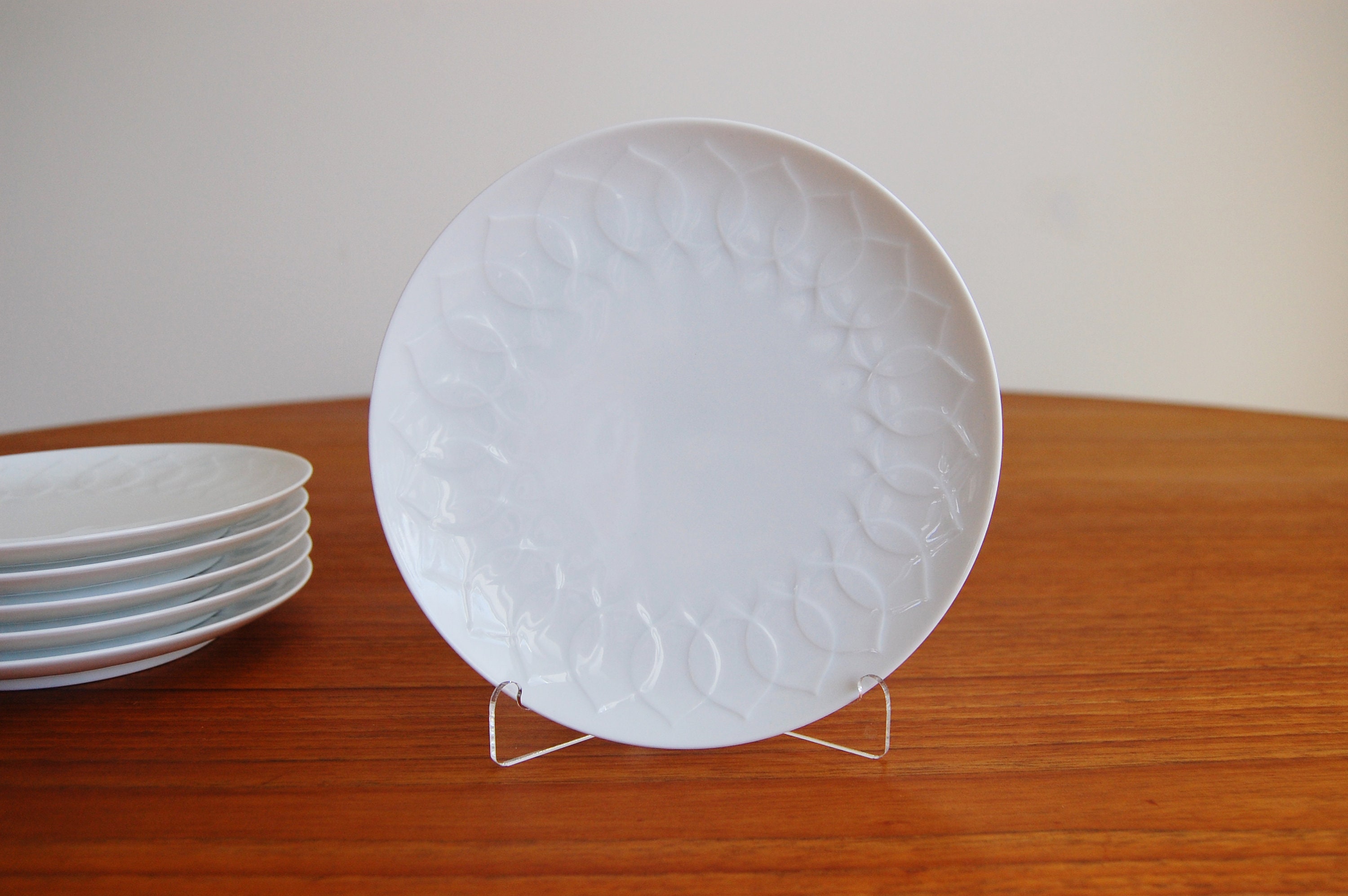 Rosenthal Lotus White Porcelain Bread Dessert Plate Bjorn