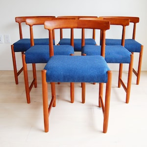 Set of 6 Scandinavian Mid Century Modern Ingmar Relling for Vestlandske Teak Dining Chairs Model 60 Made in Norway image 2