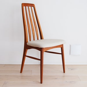 Danish Modern Niels Koefoed Teak Eva Chair for Koefoeds Hornslet Made in Denmark image 1