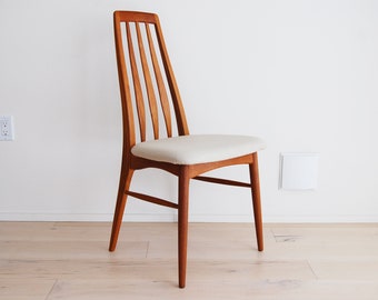 Danish Modern Niels Koefoed Teak Eva Chair for Koefoeds Hornslet Made in Denmark