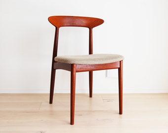 Danish Modern Kurt Ostervig Teak Chair Brande Mobelindustri Made in Denmark