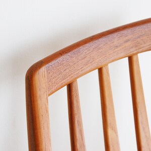 Danish Modern Niels Koefoed Teak Eva Chair for Koefoeds Hornslet Made in Denmark image 6