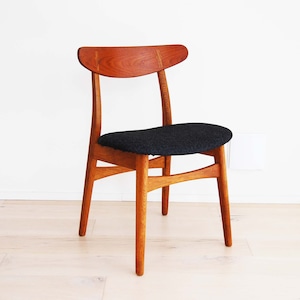 Danish Modern Hans J Wegner Teak and Oak Chair Ch30 Carl Hansen and Son Made in Denmark image 10