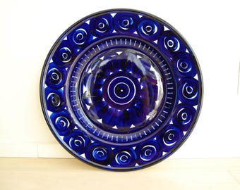 Scandinavian Modern Arabia Finland Valencia 14 inch Serving Deep Plate/Platter