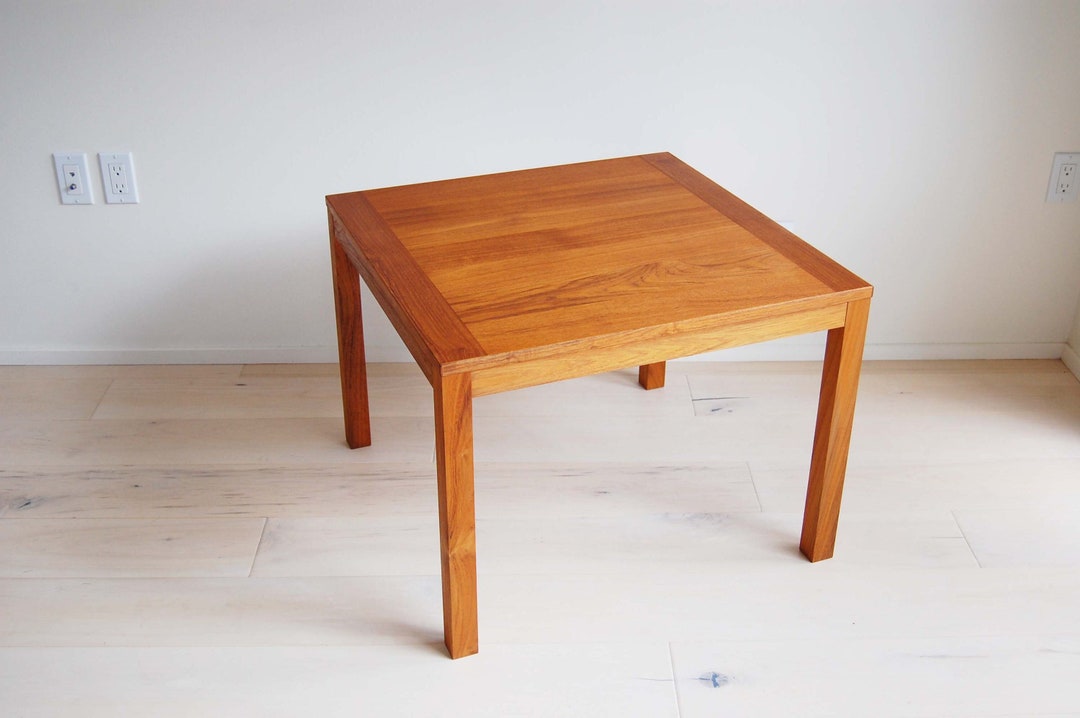 Danish Modern Trioh Mobler Teak Square Coffee/end Table Made in