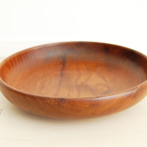 Medium Black Teak Plate/Bowl