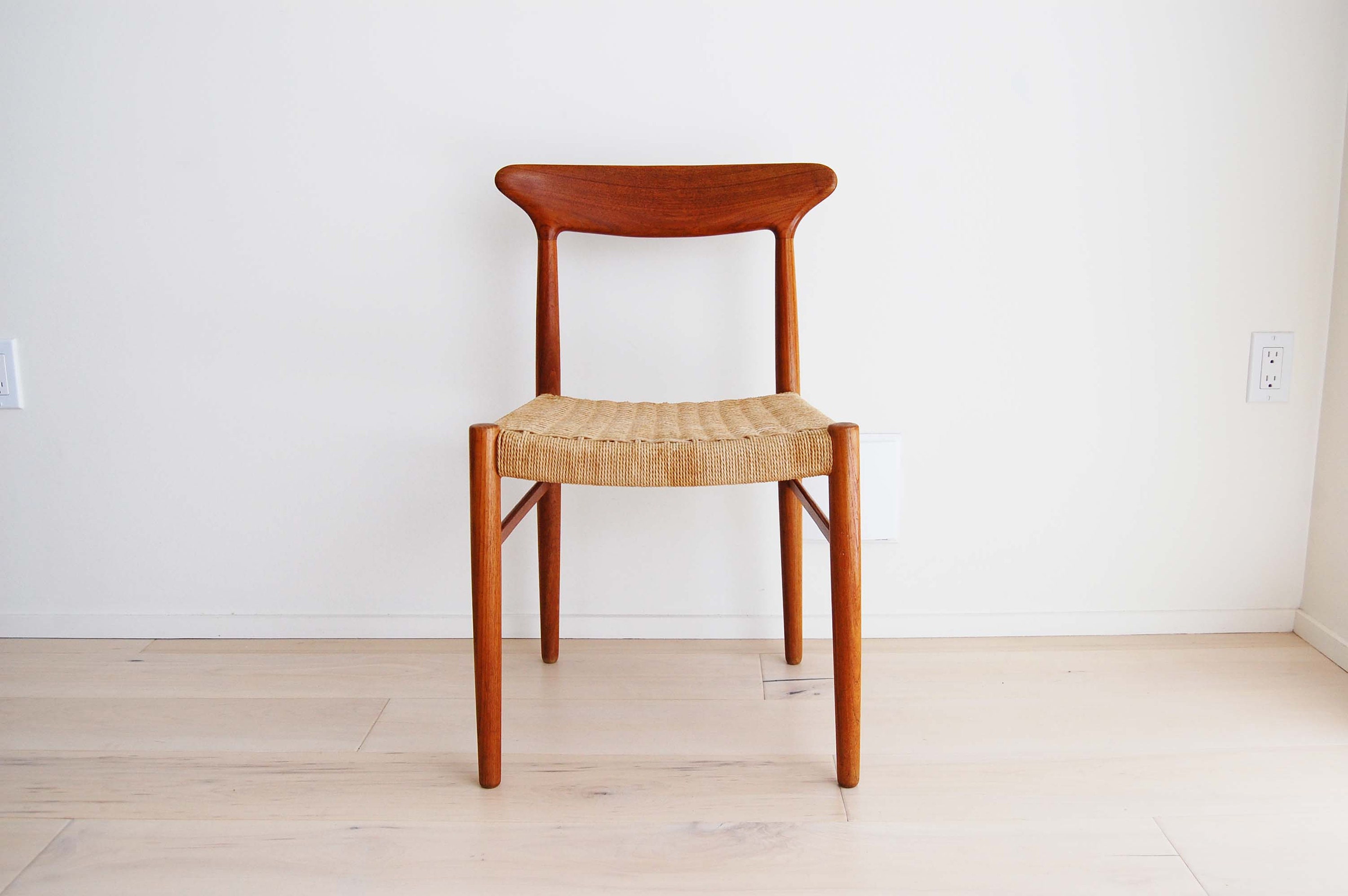 SINGLE RAIL GRID WEAVE STOOL - DANISH CORD — FAIR