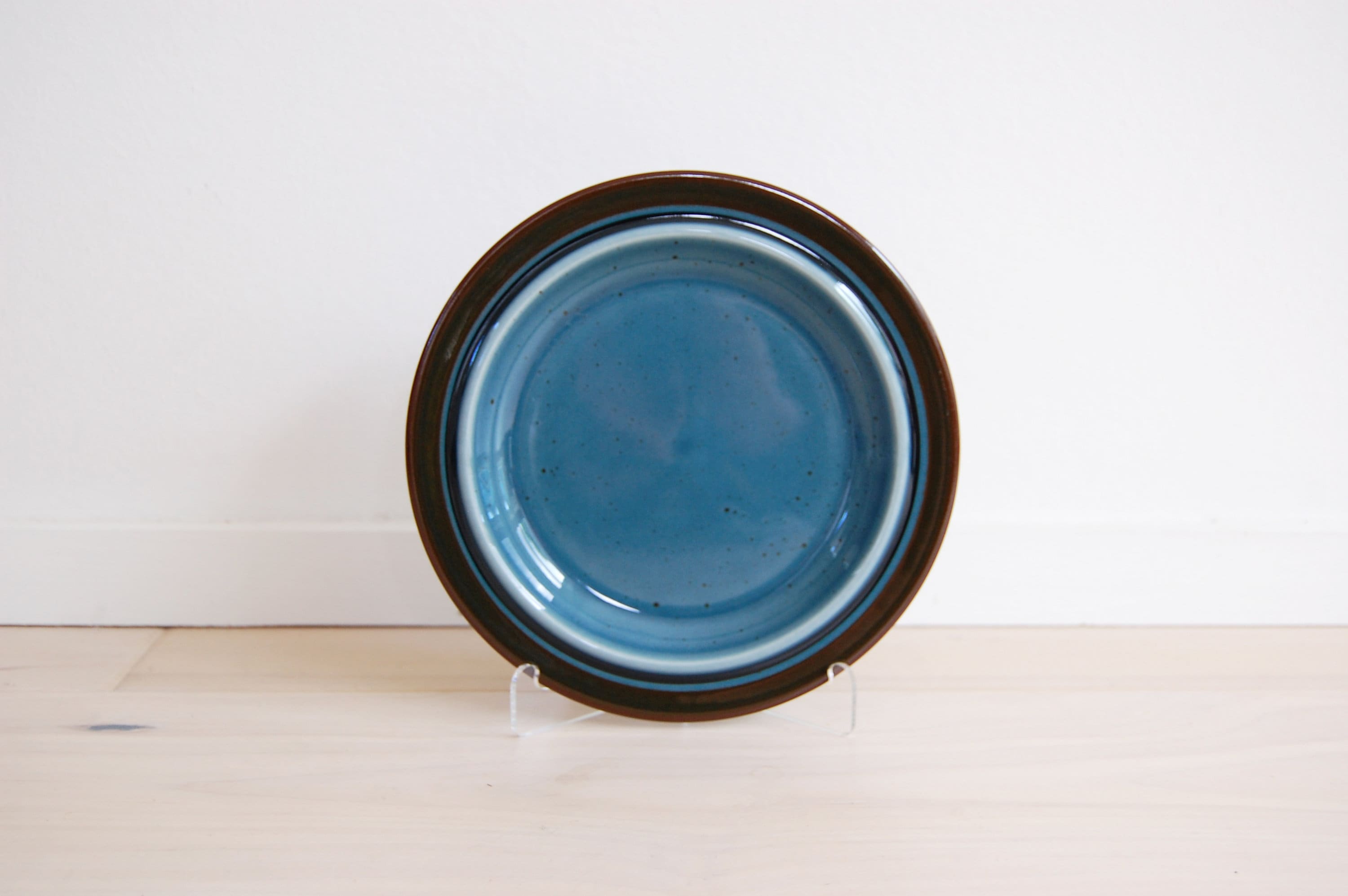 食器 ARABIA FINLAND Vintage Blue Valencia by Arabia of Finland, 5 Piece Place