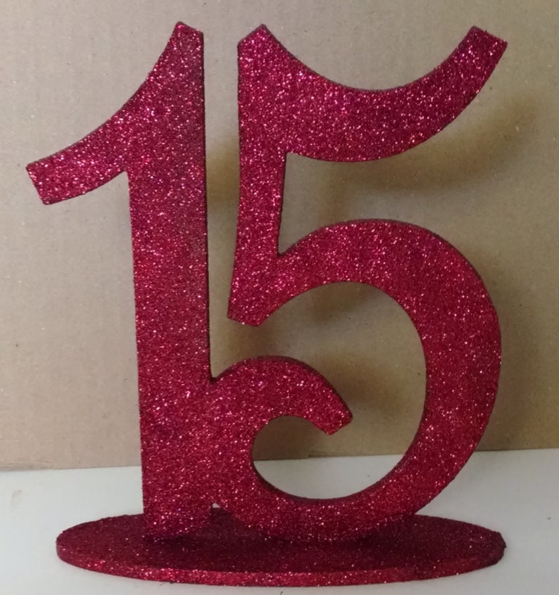 Wooden Table Numbers 1 20 With 4 Base 8 Number Image 0 1