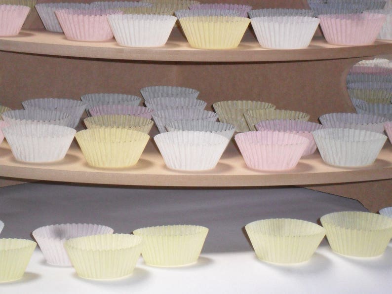 5 Tier round XXL Cupcake Stand 1/2 mdf Holds 200 Etsy