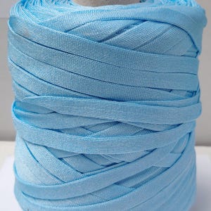 Può includere: Una bobina di nastro azzurro, ben avvolta. Il nastro è un materiale piatto e tessuto, e la bobina ha il numero "29" stampato sopra. Il nastro è di un colore pastello uniforme, adatto per lavori artigianali e confezioni regalo.
