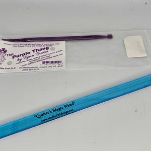 Quilting Notions Destash Lot | That Purple Thang by Lynn Graves and Studio 180 Design Quilter's Magic Wand