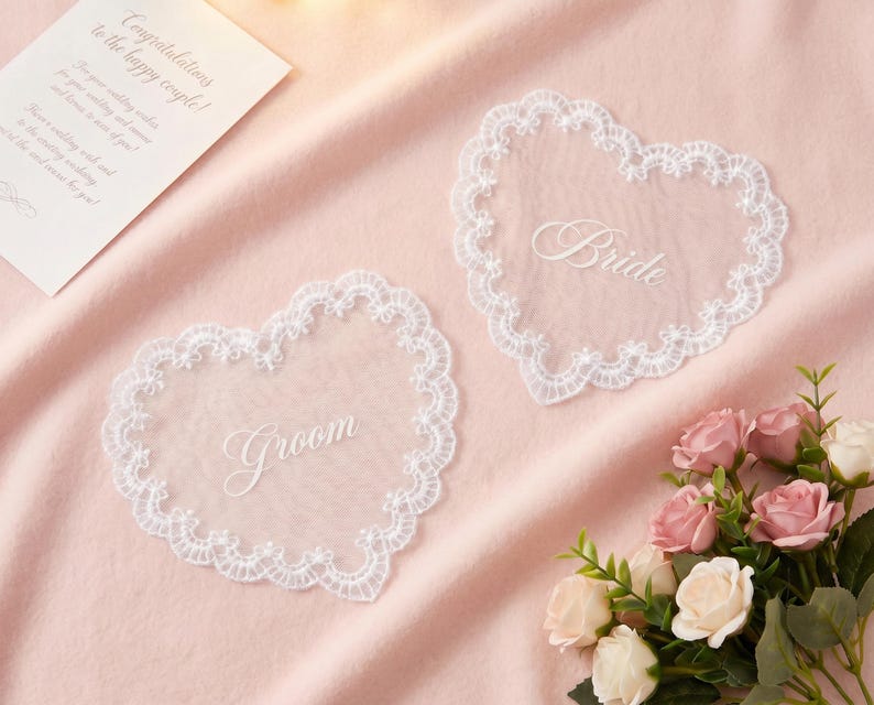 Custom Lace Guest Name Cards, Personalized Wedding Place Cards ...