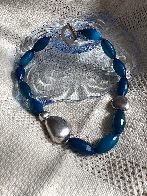 RUNWAY Statement RLM Studio.  Silver Midnight Blu… - image 1