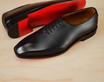 Christian Louboutin Inspired Red Sole Oxford Calf Leather Formal Wedding Men’s Luxury Shoes