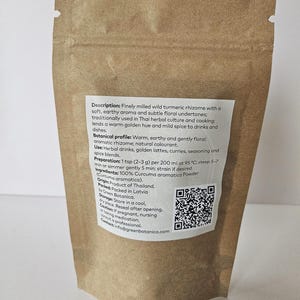 Curcuma Aromatica Powder – Wild Turmeric (Kasturi Manjal) – Natural Golden Seasoning image 6