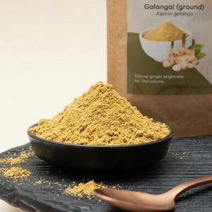 Galangal Root Pulver – Greater Galangal – Thai ingefära – Alpinia galanga Krydda bild 2