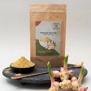 Galangal Root Pulver – Greater Galangal – Thai ingefära – Alpinia galanga Krydda bild 1