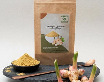 Galangal Root Pulver – Greater Galangal – Thai ingefära – Alpinia galanga Krydda