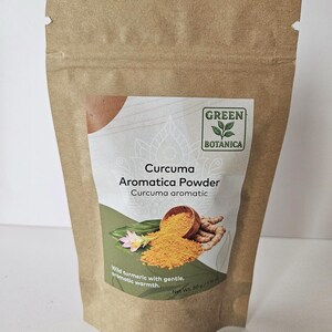 Curcuma Aromatica Powder – Wild Turmeric (Kasturi Manjal) – Natural Golden Seasoning image 4