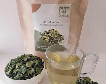 Tisane de feuille de pandan biologique (Pandanus amaryllifolius) - Tisane thaïlandaise parfumée, infusion verte douce
