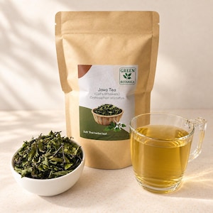 Java Tea (Cat's Whiskers, Orthosiphon aristatus) - Whole Dried Leaves, Caffeine-Free Herbal Infusion