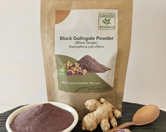 Zenzero Nero in Polvere (Kaempferia Parviflora) – Galangal Nero Thailandese – Ingrediente Botanico Naturale