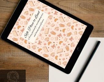 Weicher Ort zum Land Selbstliebe Journal Printable | Digitaler Download PDF mit Reflection Prompts