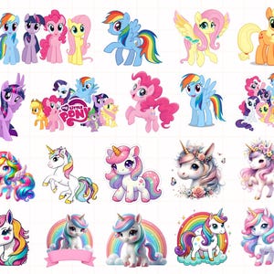 My Little Pony Png, My Little Pony-filmen Clipart, Little Pony, Ponny PNG-bilder, Enhörningsclipart, Söt Enhörning Png, Små Pastellfärgade Enhörningar