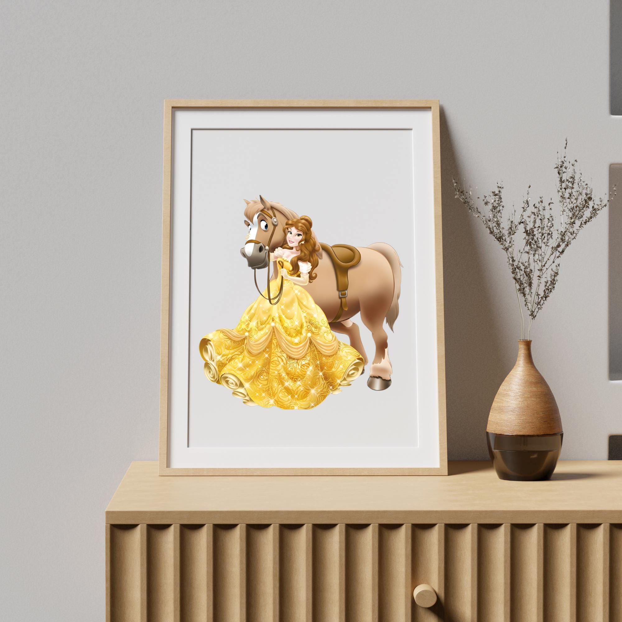 Beauty and Beast SVG, Belle PNG Clipart Bundle, Beauty and the Beast ...