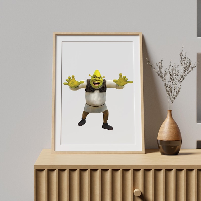 Shreck Arm Shrek Clipart, Shrek PNG Bundle, Digital Files for Shrek Birthday With ...