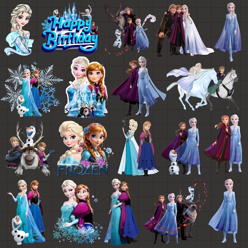 Frozen PNG, Frozen SVG, Frozen Clipart, Frozen 2 Clipart, Princess Png ...