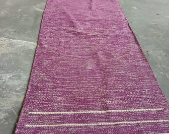 Yogamatta i ekologisk bomull | Handvävd, halkfri, miljövänlig meditationsmatta