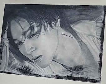Drawing Print Park Jimin BTS - Tailor of Chaos - A4