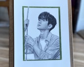 Drawing Print Choi Wooshik / 최우식 - A4