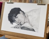 Drawing Print Min Yoongi / BTS Suga - A4