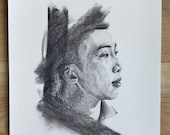 Drawing Print CBTM Kim Namjoon / BTS RM - A4