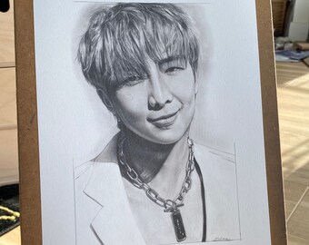 Drawing Print Entirety Kim Namjoon / BTS RM - A4
