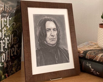 Drawing Print Alan Rickman / Severus Snape - A4