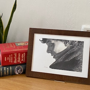 Drawing Print Benedict Cumberbatch / Sherlock - A4