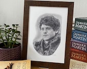 Drawing Print Iwan Rheon / Ramsay Bolton - A4