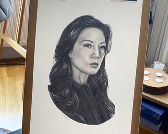 Drawing Print Ming-Na Wen / Agent May - A4