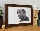 Drawing Print Iain Glen / Jorah Mormont - A4