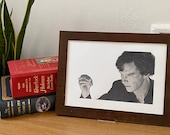 Drawing Print Benedict Cumberbatch / Sherlock - A4