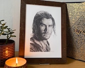 Drawing Print Chris Hemsworth / The Huntsman - A4