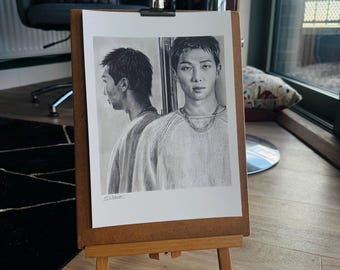 Drawing Print Kim Namjoon / BTS RM - A4