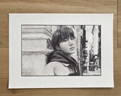 Drawing Print Hobi on the Street / BTS jhope - A4