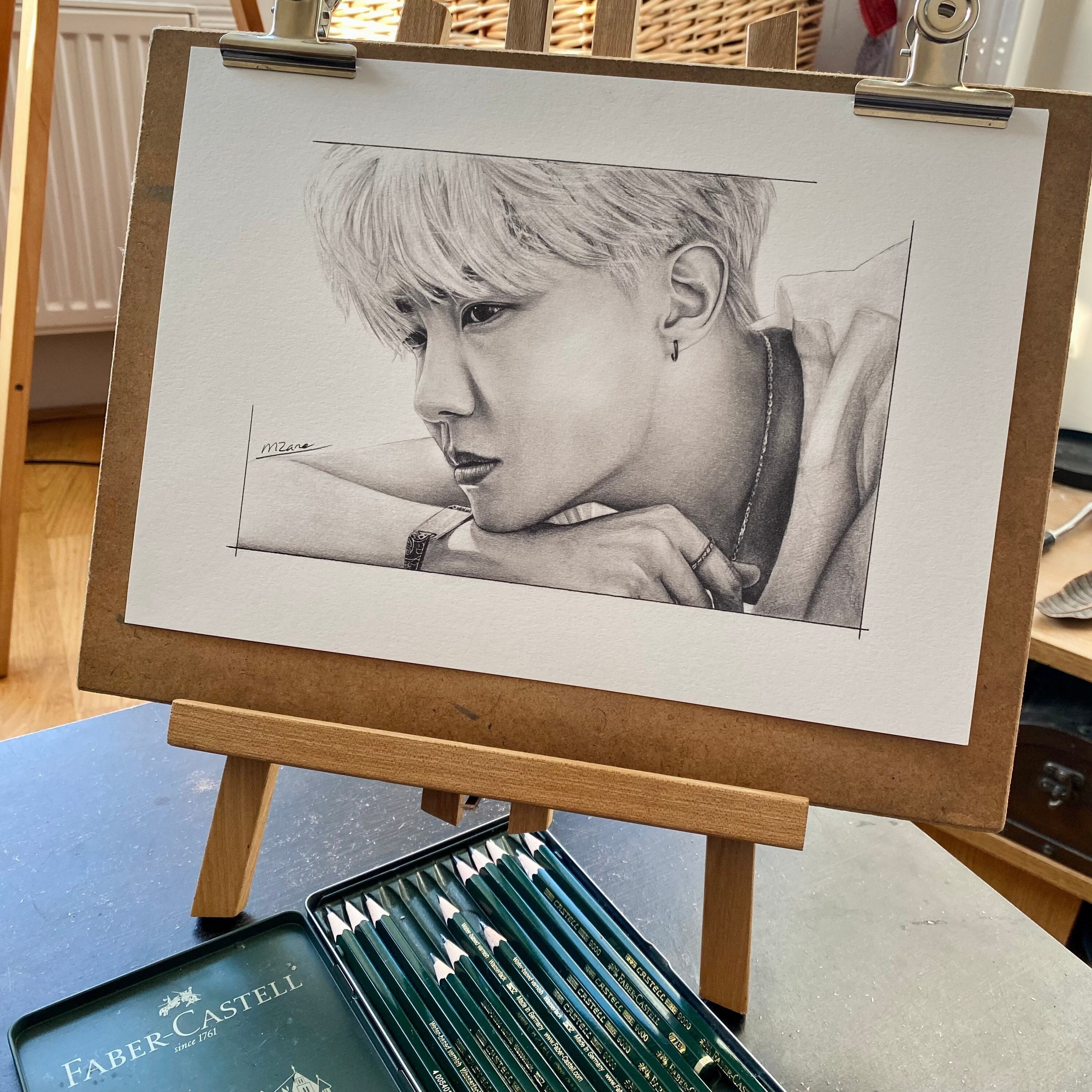 Drawing Print Jung Hoseok / BTS J-hope - A4 - Etsy